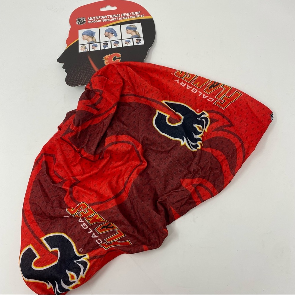 NHL Calgary flames head tube neck gaiter facecover